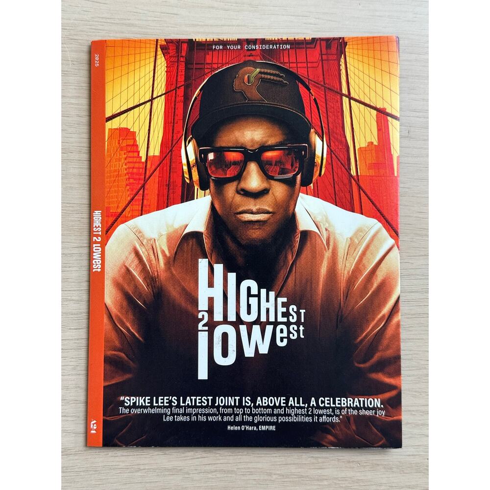 Rare Highest 2 Lowest DVD - A24 FYC 2025 Screener